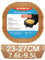 Stone TH Air Fryer Paper Liners, 100PCS - 9 Inch Square Disposable Airfryer Parchment Paper Liners Accessories Compatible with 7.6L-9.5L Air Fryer