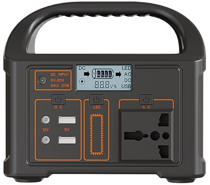 FXNFXLA 100W Portable Power Station,76.8Wh Backup Lithium Battery, Solar Generator (Solar Panel Not Included),110V/220V Pure Sine Wave AC Outlet for Outdoors Camping Travel
