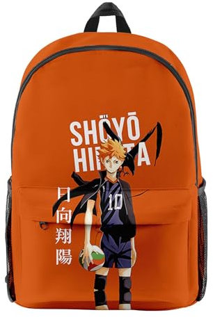 Chukamalilayi Haikyuu Rucksack 3D Anime digitalen Farbdruck Campus Studenten Schultern Rucksack große Kapazität Reise Laptop Tasche Haikyuu Studenten Kinder Schultasche (typ3)