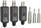 INGPARTNER A11-2 2.4GHz Wireless Microphone System - Transmitter & Receiver with 4 Channels, Plug-on XLR Adapter, Suitable for Dynamic/Condenser Microphones, Audio Mixer, DSLR Camera, PA System