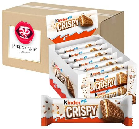 Kinder Crispy Riegel knusprige und cremige Schokolade 14 x 34g