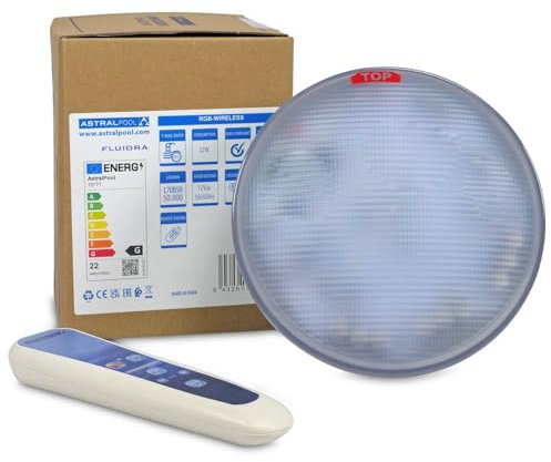 POOL Total LumiPlus LED Ersatzlampe 1.11 RGB PAR56 LED-Poolbeleuchtung mit Fernbedienung 12 Farben 1100 Lumen 22W langlebig & energiesparen