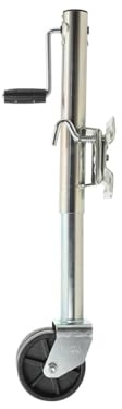 Lfhelper 360 Grad Stützrad Schwerlast 680kg, 6 Zoll Doppelrad Anhängerheber Ø 150 mm für Anhänger Boot, Wohnwagen