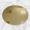 AtHaus Acrylspiegel 3 mm Acrylglas Spiegelfliesen, Zuschnitt Rund - Ø 300 mm, Farbe: Gold, Dekorative rahmenloser Kunststoffspiegel, Größen und Zuschnitt nach Wunsch