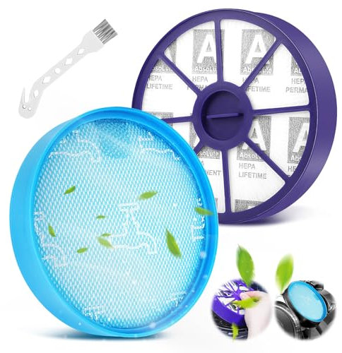 Lot de 2 Filtre Aspirateur HEPA Compatible avec Aspirateur Dyson DC19 DC20 DC21 DC29, Replacement Filtre Lavable Pièces et Accessoires, Filtre Lavable Haute Performance prémoteur Aspirateurs à Main