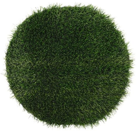 INOOMP Künstliche Grasmatte Für Garten Und Balkon Runde Kunstgras-Dekoration Für Tische Und Außenbereiche Pflegeleicht Und Langlebig Für Kreative Bastelprojekte Stilvolle