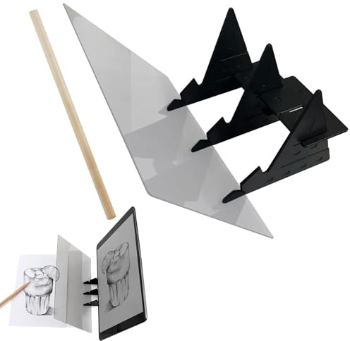 Zeichenprojektor Handy DIY Zeichenbrett Projektor 13,5x20cm Optik Zeichenprojektor Optical Drawing Projector Tracing Board DIY Sketch Painting Zeichnungsprojektor für Kinder, Anfänger, Künstler