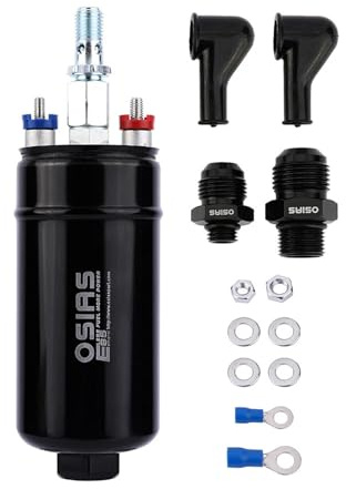OSIAS Hochleistungs-Kraftstoffpumpe 320 L/h – Elektrische Benzinpumpe für Tuning, Rennsport & Rallye – Kompatibel mit Bosch 0580254044 – E85-tauglich