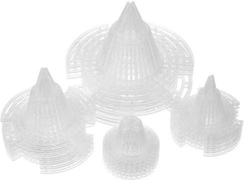 Operitacx Flower Pot Bottom Mesh Pads Self-watering Planter Inserts 20pcs Enhanced Root Ventilation and Soil Leakage Prevention for Bonsai and Potted Plants for Home Decor