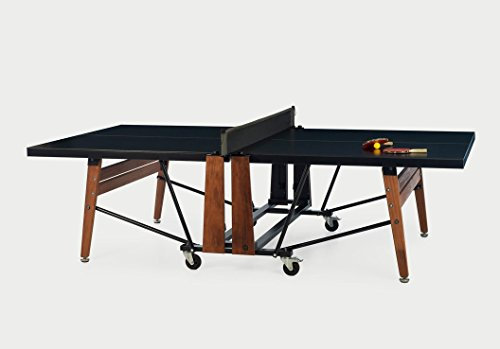 habitmobel – Tavolo Ping Pong pieghevole interno/esterno nero, Playtime nero