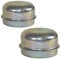AB Tools 2 Replacement 50mm Metal Dust Cap Wheel Hub Trailer Bearing Grease Cover
