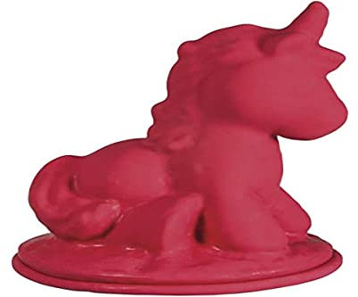 Rayher 34436000 Molde unicornio, 8x11 cm, de látex, Para hormigón, cera, jabón y más