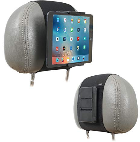 TFY Support de voiture à fixer sur l’appuie-tête pour téléphones et tablettes, compatible avec écrans de 5 à 10,5 pouces