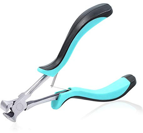 SPEEDWOX Mini End Cutting Pliers 5-1/2 Inches End Nippers Precision End Cutter Pliers Long Reach Pliers Wire Cutters for Guitar Strings Beading Jewellery Making Tool