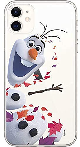 ERT GROUP Handyhülle für Apple iPhone 11 Original und offiziell Lizenziertes, optimal an die Form des Handy angepasst, teilweise transparent, Olaf 003 Transparent