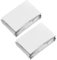 Raguso 2 Stück Silber Pflanze Reflektierende Folie Gewächshaus Abdeckfolien Thermofilm Polyesterfolie Leichte Gartenpflanzen wachsen leicht Zubehör 210 * 120cm