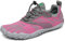 SAGUARO Barfußschuhe Herren Damen Barfussschuhe Traillaufschuhe Zehen Training Fitnessschuhe Outdoor Barfuss Wanderschuhe Atmungsaktiv Schnell Trocknend Badeschuhe, Rosa, 38 EU