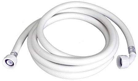 ELECTROHOGAR Schlauch für Waschmaschinen und Geschirrspüler | Von 1,5M bis 6M | Universalschlauch für Wassereinlass | Standardgewinde Kompatibel mit allen Marken: Bosch, Siemens, Miele...(3M)