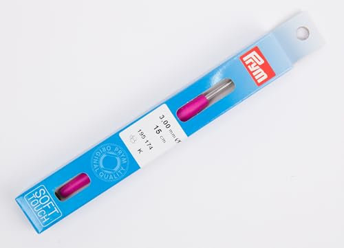 Prym 195174 Häkelnadel, Silber, 15 cm x 3 mm