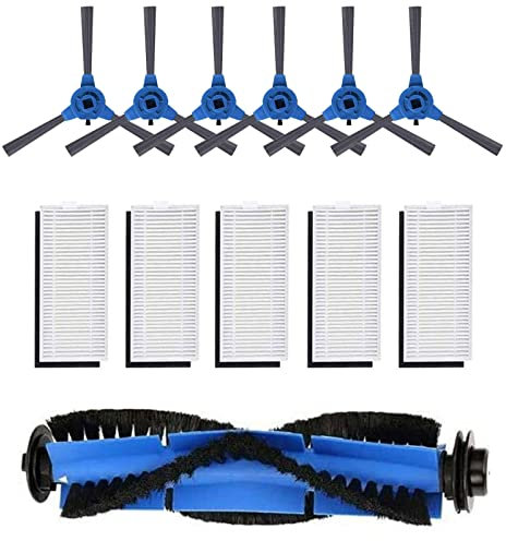 Zealing Kit d'accessoires de rechange pour brosse filtrante Bagotte BG600/BG600 MAX/BG700/BG800, pour IMartine C800, D900 D900C, pour robot aspirateur DEENKEE DK600