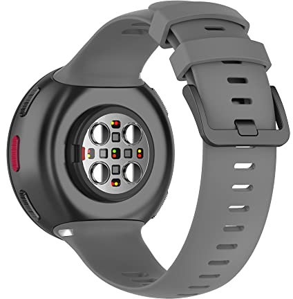 TopTen Uhrenarmband kompatibel mit Polar Vantage V2, Silikonarmband, Ersatzarmband