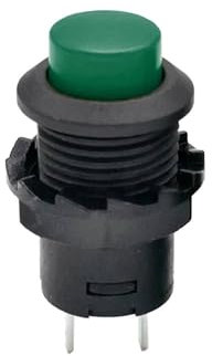 Drucktaster rund Taster 12mm DIY Druckschalter AC 1,5A/230V 12V NON-Momentan button Taster | Grün