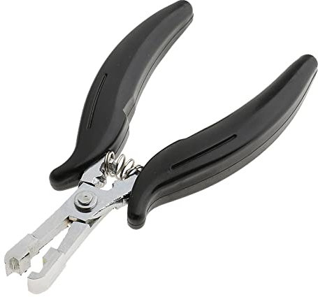 JAZZY PEARLS Professional U Shape Hair Extensions Pliers for Micro Rings and Fusion Glue Bond Remover