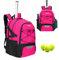 LARIPOP Tennis-Tasche, Pickleball-Tasche und Schläger-Rucksack mit separatem Schuhfach und multifunktionaler Sporttasche als Basketballtasche, Fußballtasche, Tennisrucksack, geeignet für Damen und