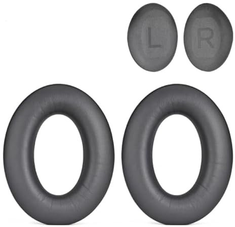 Compatible with Bose QC45 Replacement Ear Pads & Bose - Grey