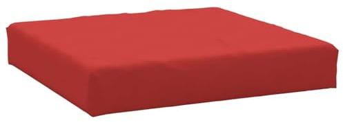 vidaXL Palettenkissen Rot 60x60x9,5 cm Oxford-Gewebe