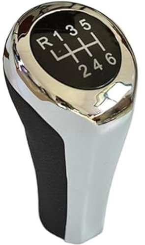 WTGCZDHY Auto Schaltknauf für BMW 3 Series E90 E91 E92 E93 E30 E36 E46 F30,Manual Automatisch Gear Stick Schaltknauf,Car Schalthebel Accessoires,A-Chrome