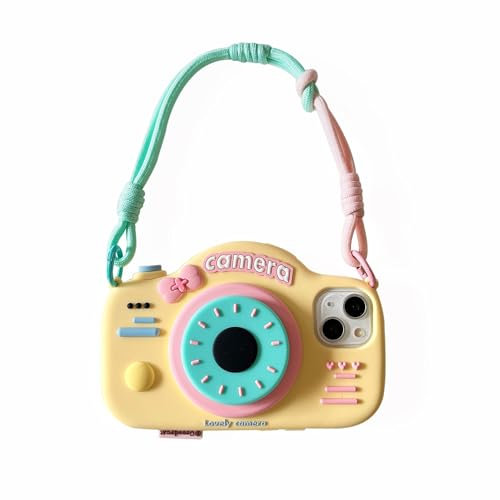 CrazyLemon für iPhone 11 Hülle, Süßes 3D Silikonhülle Lustiges Comics Anime Cartoon Muster Weiches Gummi Coole Witzige Schutzhülle Handyhülle - 3D Kamera