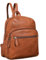 Benthill Leder-Rucksack Echt Leder - Kurierrucksack Fahrradrucksack Trekkingrucksack - Damen Herren Rucksack - Lederrucksack, Farbe:Braun