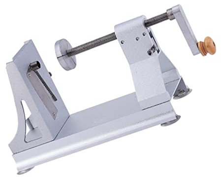 Amosfun Manuelle Gemüsereibe mit Handkurbel aus Aluminiumlegierung und Edelstahl Handliche Küchenreibe für Kartoffeln und Karotten im Küchenalltag