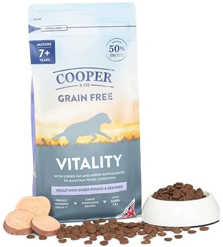 Cooper & Co Vitality (Senior) Trout with Sweet Potato and Seaweed For Dogs 1.5kg
