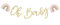 BETESSIN Babyparty Deko - Oh Baby Girlande mit Boho Regenbogen Motiv - Baby Shower Banner - Hängedeko für Babyparty, Gender Reveal Party, Babyshowerparty Deko Mädchen und Jungen
