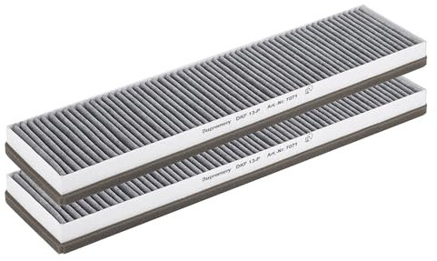 Supremery® 2x Aktivkohlefilter kompatibel mit Miele Dunstabzugshauben DKF 13-P Geruchsfilter mit Aktivkohle, Nachfolgemodell des DKF 13-1 DA3366 / 3466/3496