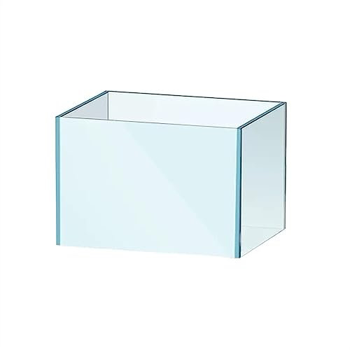 Aquarium Superweißes Aquarium für den Schreibtisch, Wohnzimmer, ökologisches Aquium, kleines Goldfischbecken, großes transparentes Glasaquarium, Home-Office für die Schreibtischanzeige (003)