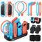FASTSNAIL Sports Game Accessories Bundle Compatible with Nintendo Switch & Joycon 2, Family Party Accessories Pack with Organized & Storage Station for Switch Sports Games