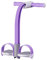 Multifunktionales Widerstandstraining mit 6 Röhren Pedalwiderstandsband Sit-up Zugseil Fitness Pedaltrainer Spannseil Sporttrainer Ausrüstung für Beine Fitness Arm Bein Abnehmen Training (Purple)