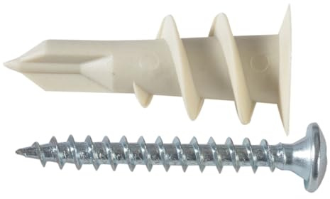 Forgefix Nylon Plasterboard Fixing 4.5 x 35mm ForgePack 6, suitable for use in most types of hollow walls and plasterboard. Nylon speed plugs can be used in electrical installations.