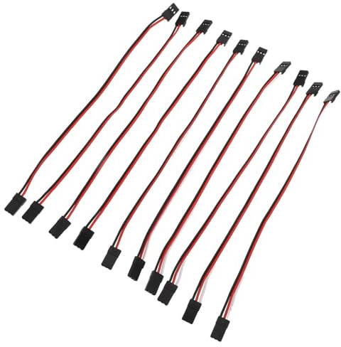 YARNOW 10pcs Cores Extension Cable Female to Female Rc Model Aircraft Connection Control Board Cable
