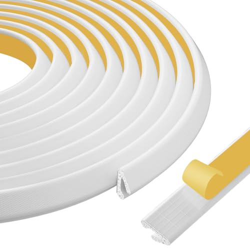 Xinjiayi 10M White V-Shape Door Insulation Self-Adhesive