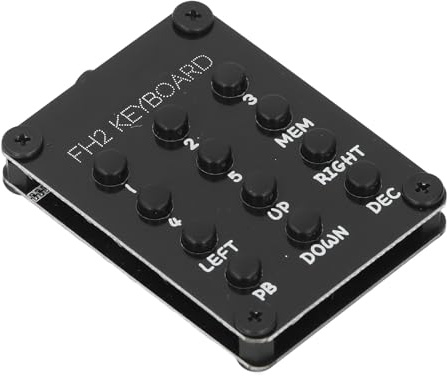 Prevessel External Keypad Remote Control Keypad for FT-891 FTDX-9000;Voice Memory Cursor Key for Radio OperatorsABSSize;1x1.77x0.31in;1x3.5mm Cable for Contest Memory