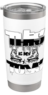 Inline Skating Roller Blading Stainless Steel Insulated Tumbler