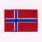 hegibaer 30 x 20 mm Königreich Norwegen Flagge Oslo Patch Aufnäher Aufbügler 0639 Mini
