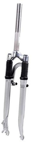 Forcella anteriore ammortizzata 28 250mm filettatura 1/8 per disco freno argento