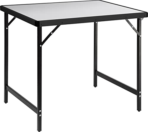 BRUNNER 0406101N Torun 2, Gartentisch mit Aluminiumplatte und klappbaren Beinen aus Stahl, kompakt, leicht zu transportieren, max. Tragkraft 30 kg
