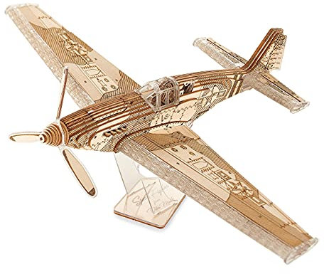 VETER Speed Fighter-V4 Jagdflugzeug 3D Holzbausatz