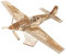 VETER Speed Fighter-V4 Jagdflugzeug 3D Holzbausatz
